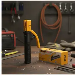 INGCO - Porta Electrodo Tipo Pinza 300a Calidad Profesional.