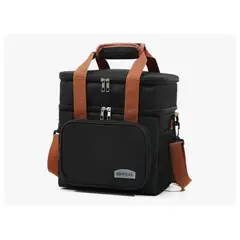 GENERICO - Bolsa Isotérmica Bolsa De Almuerzo De Gran Capacidad 24 L NEGRO