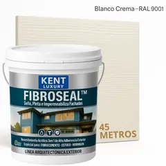 KENT - FIBROCEM SIDING - TINETA 10 LITROS FIBROSEAL™ - BLANCO CREMA