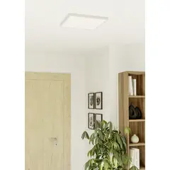 EGLO - Foco Plafon Sobrepuesto Led Regulable Calida Neutra Fria 39x39cm 18w.