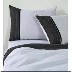 AMERICAN FAMILY - Sabanas af Cannon 2 Plazas 144 Hilos Zircon Negro