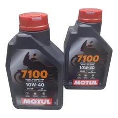 MOTUL - Aceite De Moto 10w 40 Full Sintetico 7100 4t 2l
