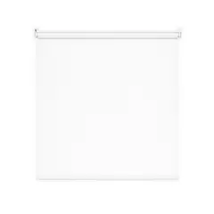 GUIZA - Cortina Roller Blackout 1 Paño 80x200 Sin Cenefa Blanca