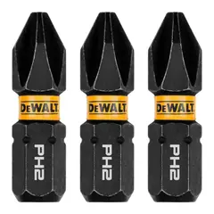 DEWALT - Set De Puntas Phillips 3pzas 1" Ph2 FLEXTORQ DWAF1PH2IR3
