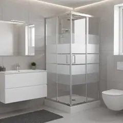 JOYTEK - Shower Recto Style Blanco 80x80x198cm Incluye Receptáculo