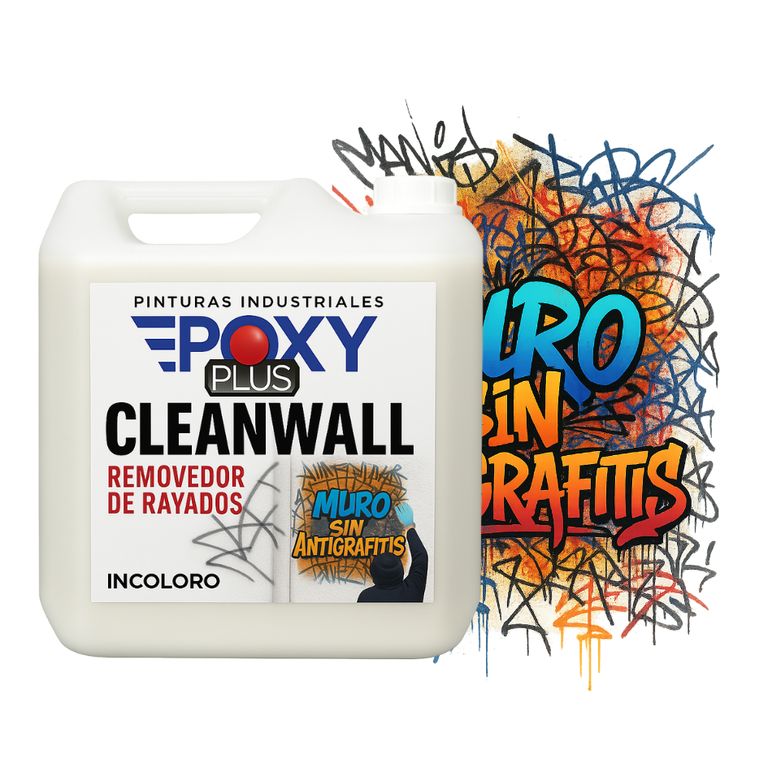 ANTIGRAFITIS - CLEANWALL™ Removedor de Rayados - BIDON 5Lts.