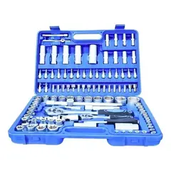 OEM - Caja Dados Herramientas 108 Piezas Acero Carbono 1/2 Y 1/4