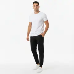 DESIGNERS - Buzo Algodón Hombre Ajustado con Puño Jogger Deportivo Pantalón de Buzo