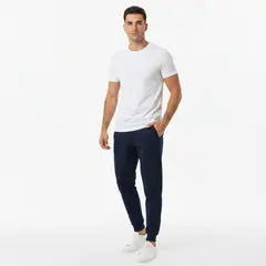 DESIGNERS - Buzo Algodón Hombre Ajustado con Puño Jogger Deportivo Pantalón de Buzo