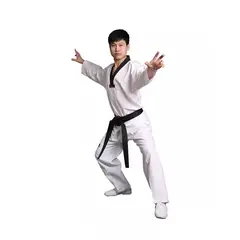 PINE TREE - DOBOK NEW WT CUELLO NEGRO C/ CINTURON BLANCO