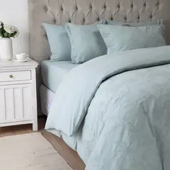 GENERICO - Set con funda de plumón 100% algodón Marlet Menta