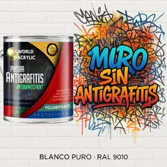 EPOXY - PINTURA PU ANTIGRAFITIS - ULTRA PROTECTOR - GALÓN BLANCO