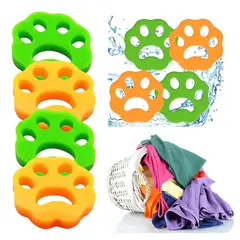 GENERICO - Removedor De Pelo De Mascotas Lavadora Saca Pelusas 10pcs - Verde Naranjo