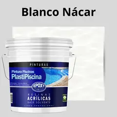 EPOXY - PINTURA PISCINA - PLASTIPISCINA - 10L TONO BLANCO NÁCAR