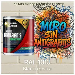 EPOXY - PINTURA PU ANTIGRAFITIS - ULTRA PROTECTOR - GALÓN BLANCO OSTRA
