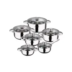 BERGNER - BATERIA 12 PIEZAS ACERO INOXIDABLE CASSEL