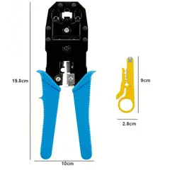 GENERICO - CRIMPEADORA RJ45 RJ11 RJ12 METALICA