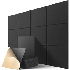 BLOCKADE - Paneles Acusticos Para Reducción De Ruido Pack X24 30x30cm