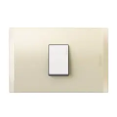 BTICINO - Interruptor 9-12 10Ax 250V Blanco Perla Nobile