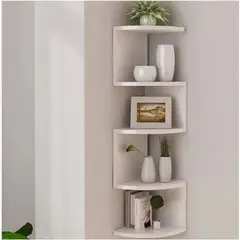 GENERICO - Repisa Librero Armable Esquinero Rack Hogar