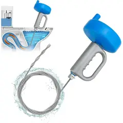 GENERICO - Destapador Cañería Laucha Sonda Sopapo 10 Metros Con Guantes