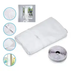KUANGYE - Sellado Tela Universal de Ventanas para Aire Acondicionado Portátil y Secadora 5M con cinta