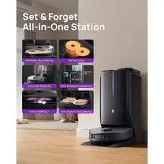 3I - P10 Ultra Robot Aspiradora y Trapeador Combo, 18000 Pa Succion