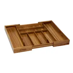 SIMPLIT - Organizador Cubiertos Expandible Madera Acasia Basel