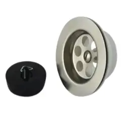 TAUMM - Desague Para Receptaculo Ducha 1 Media Con Tapa Cromada