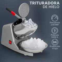 MOVI - Trituradora de Hielo Eléctrica Profesional Potente Segura y Eficiente