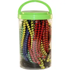 GENERICO - Set 22 Unidades De Pulpo Elástico Multiuso Color Variados