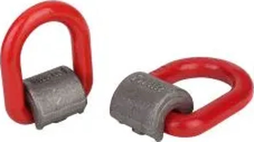 Cancamo Soldable D-ring Gr80 2000kg 1 Unidad Rojo