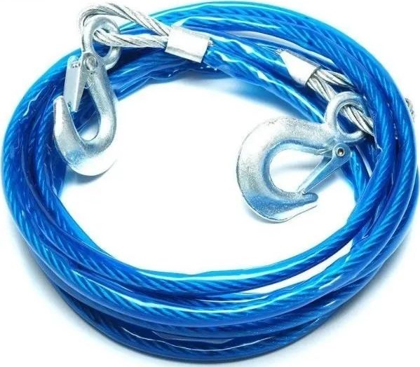 Cable De Remolque Auto Acero 3000kgs 8mm X 4m
