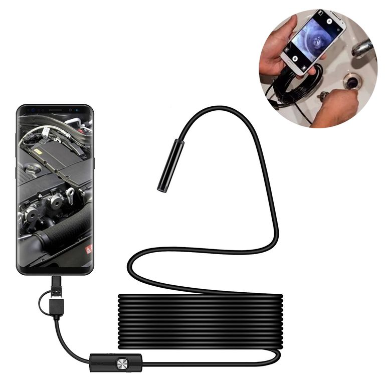 5M Hd Endoscopio Usb Android Type-c