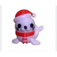 GENERICO - Figura Decorativa- Foca Navideña