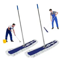 GENERICO - Pack 2 Mopa Seca Completa Industrial 90 Cm 36 Pulgadas