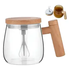 EVERSO - Taza Mug Eléctrico Con Mezclador Automático 400ml Té Café Color Dorado Oscuro