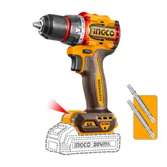 INGCO - Taladro Atornillador Bl Indust Inalambrico Compact 20V/13Mm