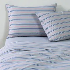 CANNON - Sabanas AF 1 Plaza 144 Hilos Marino Rojo