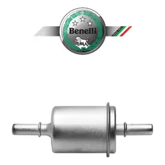 GENERICO - Filtro Bencina Benelli Tnt25/300/302s/500/600/899 Original - Plateado