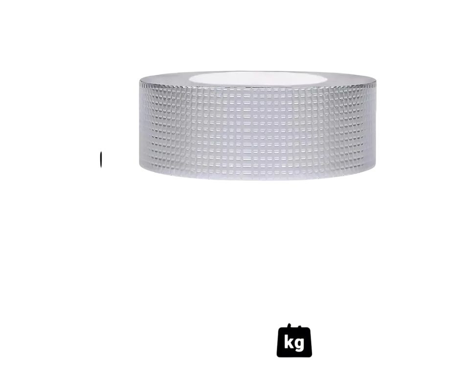 Adhesivo Cinta Tapagotera Techo Sellador Impermeabl 5cm X5m Plateado