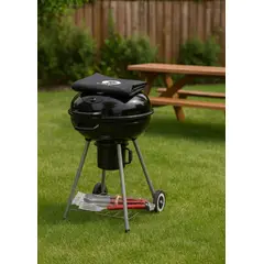 COSAS CASA - Combo de Parrilla Algarrobo + Funda + Accesorios de Regalo