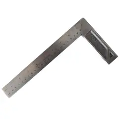 GENERICO - Escuadra de Mano 25cm Herramienta Metalica Carpintero 10 pulgadas
