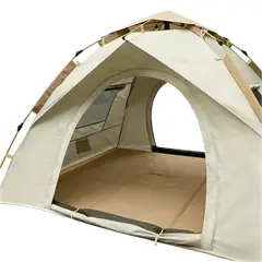 GENERICO - Carpa Beige Rápida Doble Puerta 200x200x135