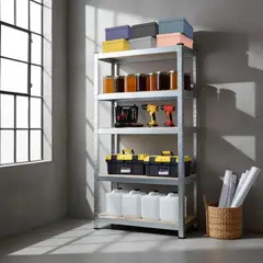 TIENDA EL GARAGE - Estanteria Rack Metalico 150x70x30 Repisa 800ki Organizador