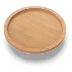 GENERICO - Tabla De Trupan MDF Para Aperitivos Pack De 4 Redonda Con Canaleta