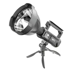 GENERICO - Foco Linterna Led Largo Alcance + Usb + Trípode Blanco