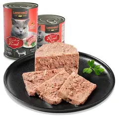 CAT FOOD LEONARDO - Alimento Leonardo Lata Ternera Para Gato 200gr