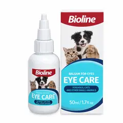 BIOLINE - Gel Limpieza de Ojos Eye Care Perros y Gatos 50ml