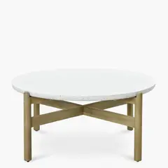 FORM DESIGN - Mesa de Centro Pipa Natura/Blanco Form